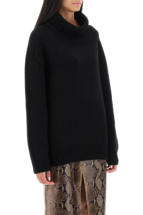 Fashion for Women Khaite 'landen' Oversized Funnel-neck Sweater