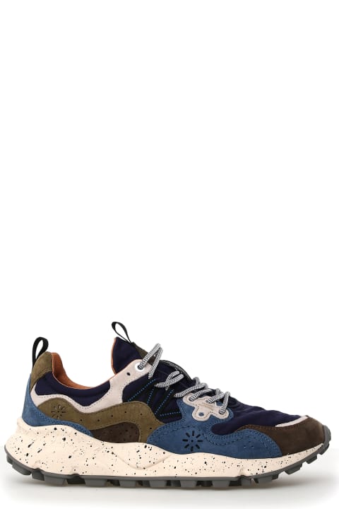 Flower Mountain for Men Flower Mountain Sneakers Yamano In Light Blue And Brown