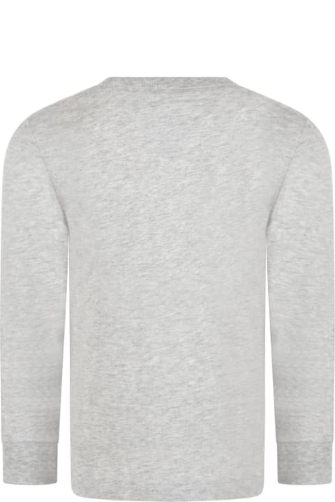 ボーイズ Levi'sのTシャツ＆ポロシャツ Levi's Grey T-shirt For Kids With Logo