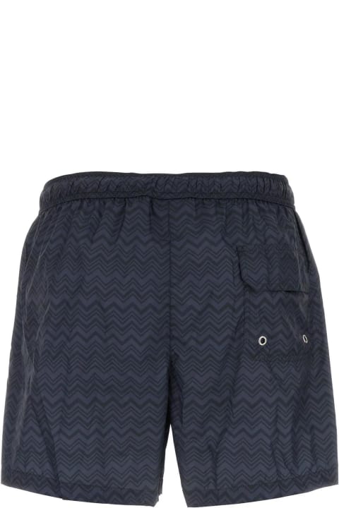 Missoni Pants for Men Missoni Printed Polyester Swimming Shorts