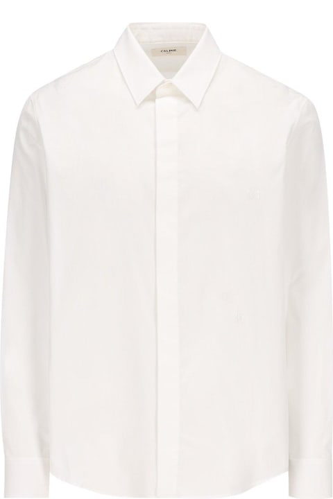 Fashion for Men Celine Buttoned Long-sleeved Shirt
