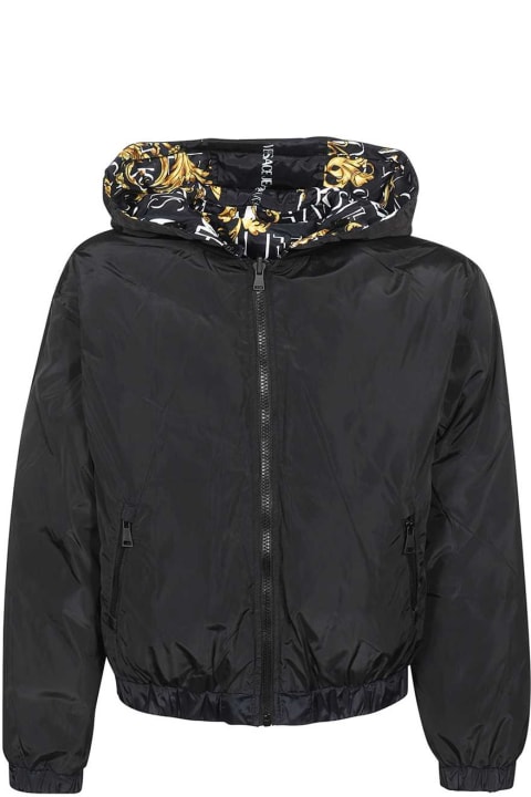 Versace Jeans Couture Coats & Jackets for Men Versace Jeans Couture Reversible Hooded Down Jacket