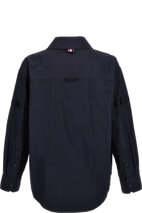 Thom Browne Coats & Jackets for Men Thom Browne 'snap Front' Overshirt