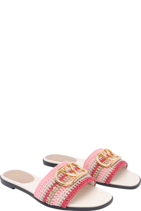 Valentino Garavani Sandals for Women Valentino Garavani Vlogo Signature Slide Sandals