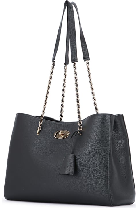Mulberry for Men Mulberry Lily Chain Tote Small Classic Grain