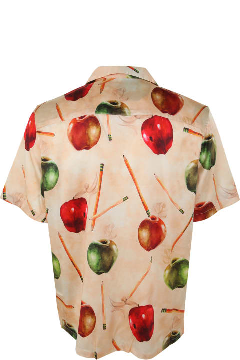 Nahmias Shirts for Men Nahmias Apple Silk S/s Button Down