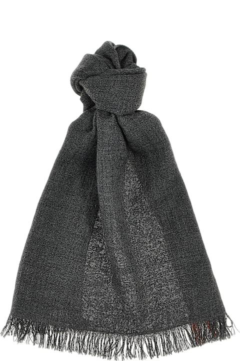 メンズ スカーフ Brunello Cucinelli Silk Cashmere Scarf