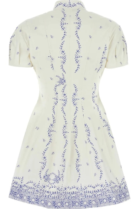 Fashion for Women Philosophy di Lorenzo Serafini Printed Cotton Mini Dress Philosophy di Lorenzo Serafini