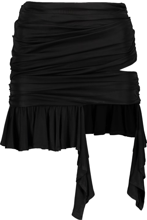 Fashion for Women ANDREĀDAMO Ruffled Mini Skirt