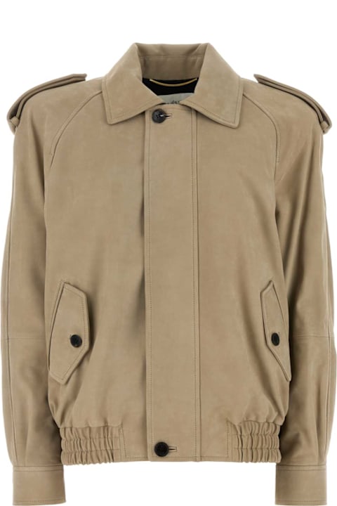 Fashion for Women Saint Laurent Cappuccino Leather Jacket