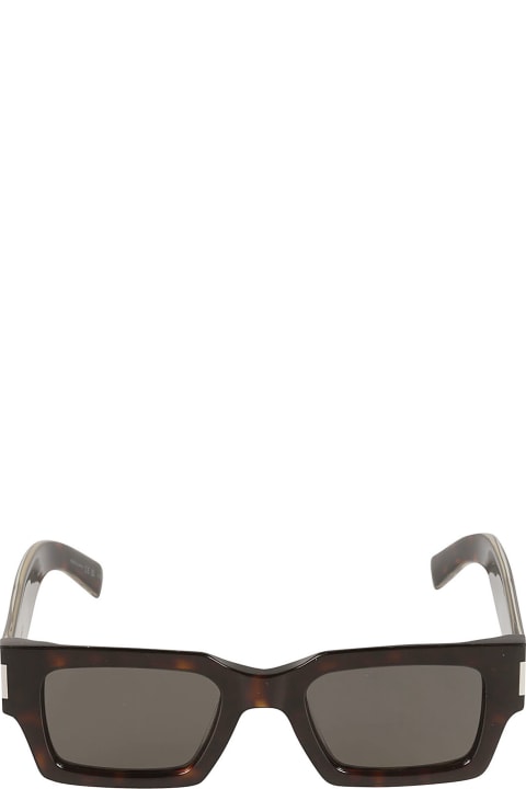 Saint Laurent Eyewear Eyewear for Women Saint Laurent Eyewear Rectangular Frame Flame Effect Sunglasses