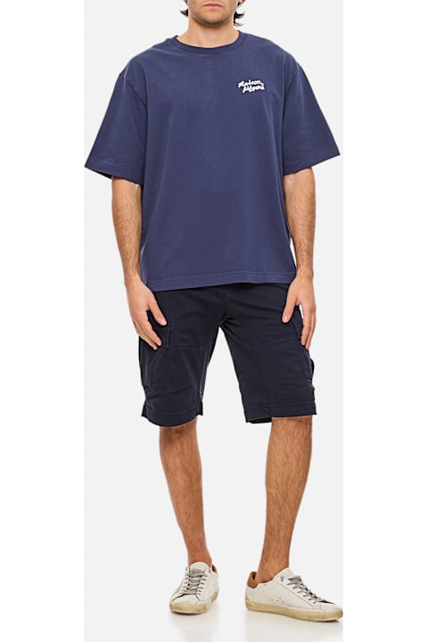 Homeware Maison Kitsuné Maison Kitsune Handwriting Embroidery Oversize Tee