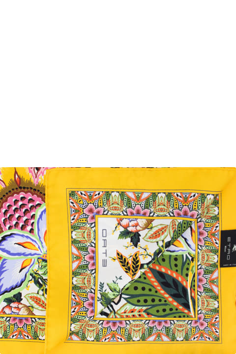 Etro Scarves & Wraps for Women Etro Multicoloured Printed Silk Scarf