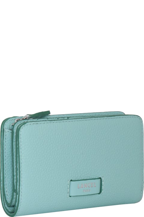 Wallets for Women Lancel Light Blue Leather Wallet