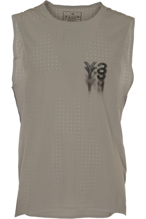 Topwear for Men Y-3 Logo Detail Runner Tank Top