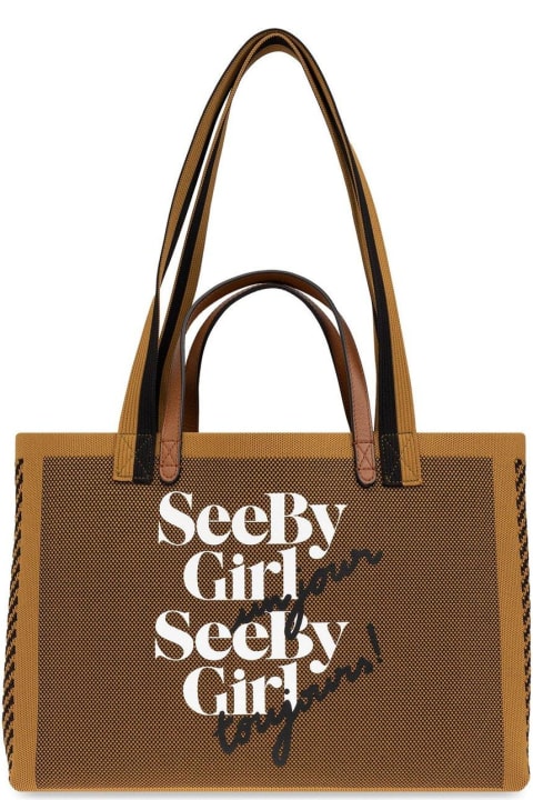See by Chloé Women See by Chloé See By Girl Un Jour Tote Bag