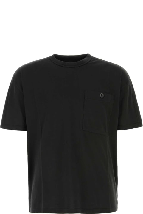 Ten C for Men Ten C Black Cotton T-shirt