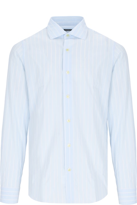 メンズ Finamoreのシャツ Finamore Classic 'milano' Shirt