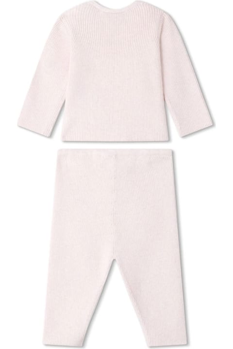 Bonpoint Bodysuits & Sets for Baby Girls Bonpoint Pink Fili Clothing Set