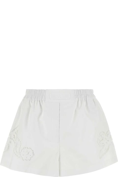 Versace Pants & Shorts for Women Versace White Cotton Shorts