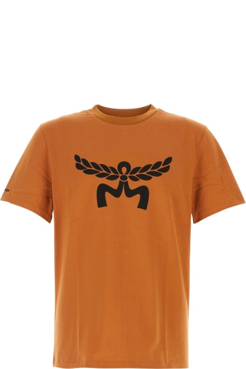 MCM Topwear for Men MCM Orange Cotton T-shirt