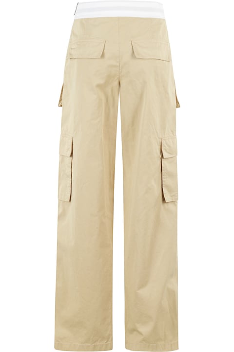 Alexander Wang for Women Alexander Wang Mid Rise Cargo Rave Pant With Logo Elastic