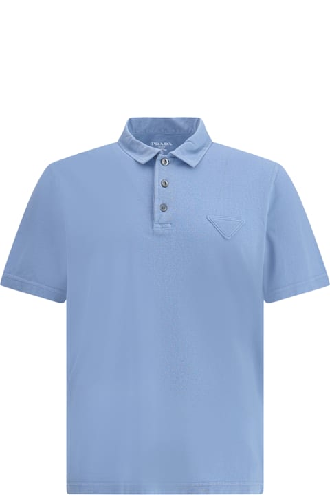 Prada Topwear for Men Prada Logoed Polo Shirt