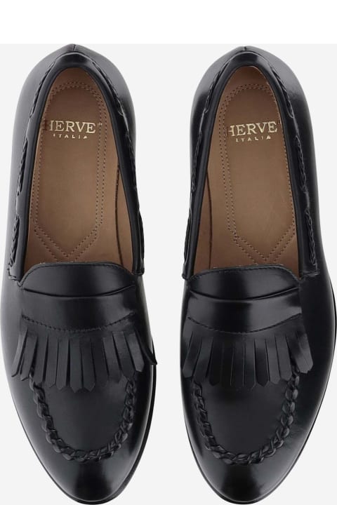 Hervè Chapelier Flat Shoes for Women Hervè Chapelier Leather Loafers