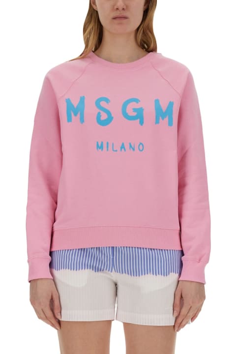 Fleeces & Tracksuits for Women MSGM Sweatshirt With Logo