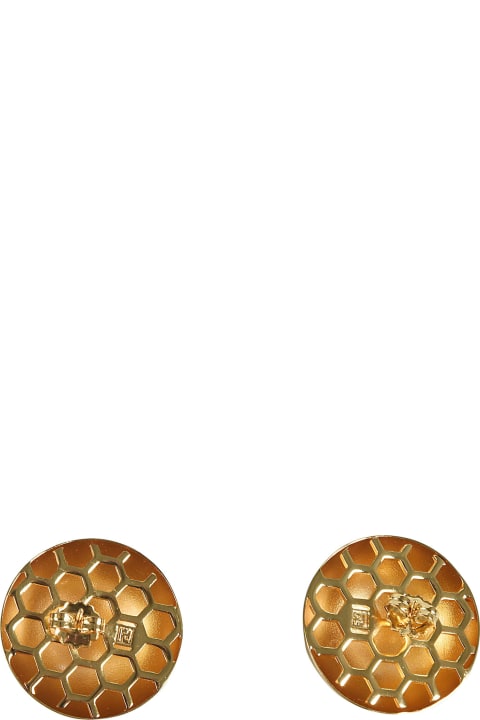 ウィメンズ Federica Tosiのイヤリング Federica Tosi Honeycomb Pattern Earings