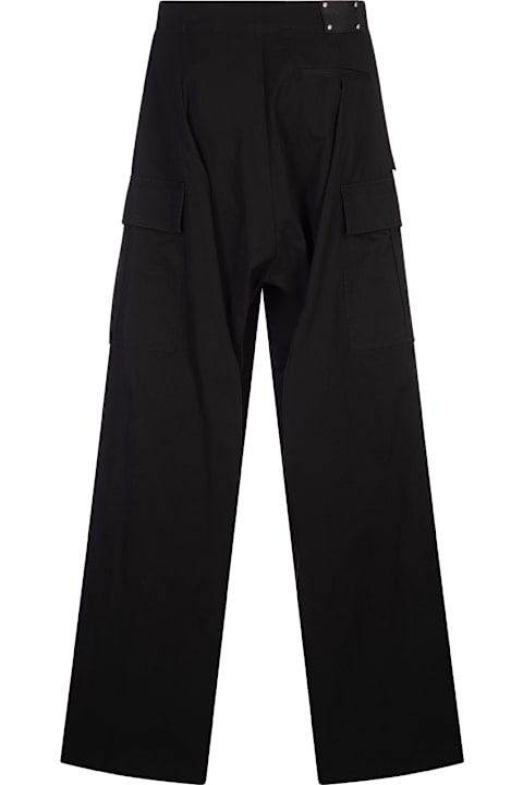 Alexander McQueen سراويل لـ القسم الرجالي Alexander McQueen Cargo Trousers With Pleat In Black