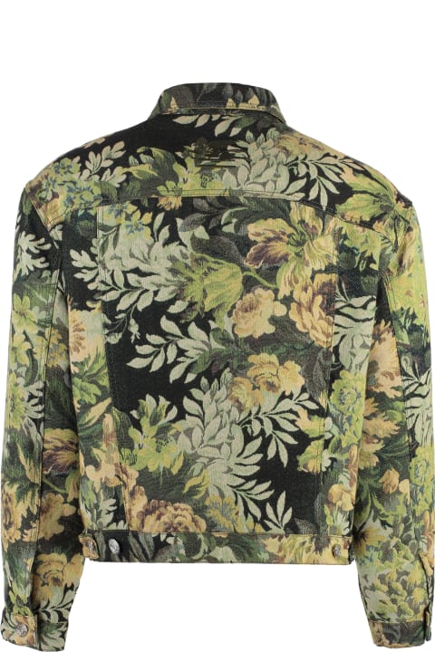 Etro معاطف وجواكت لـ القسم الرجالي Etro Jacquard Cotton Overshirt