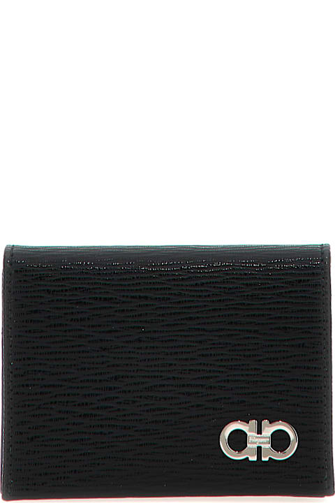 Ferragamo for Men Ferragamo 'revival Gancio' Card Holder