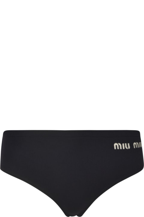 Underwear & Nightwear for Women Miu Miu Side Logo Swim Briefs