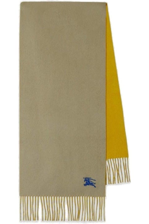 Scarves & Wraps for Women Burberry Logo Patch Reversible Scarf