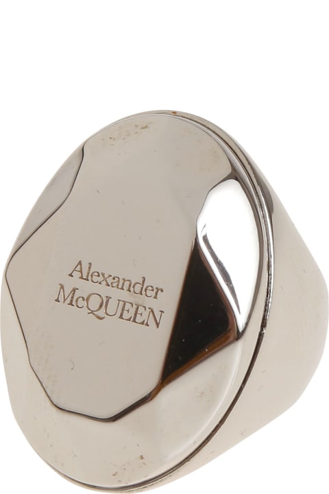 Alexander McQueen Jewelry for Men Alexander McQueen Faceted Stone Ring