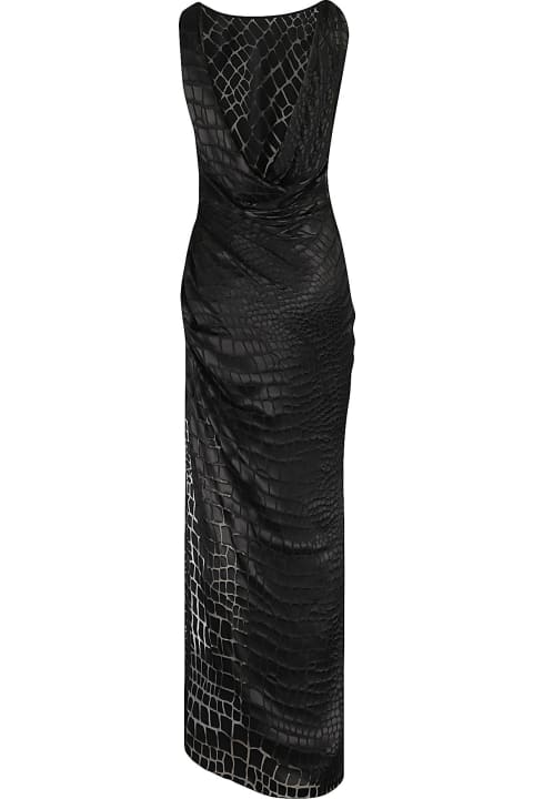 Blumarine Dresses for Women Blumarine Dress Croc Devore