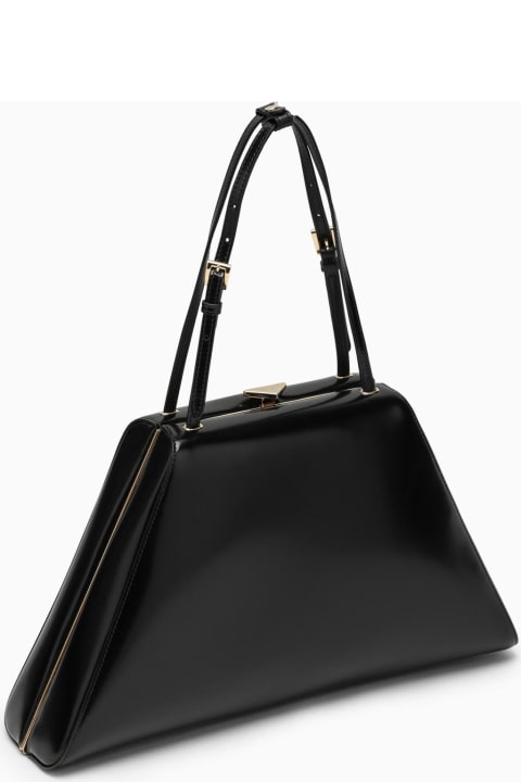 Totes for Women Prada Black Bag In Brushed Leather