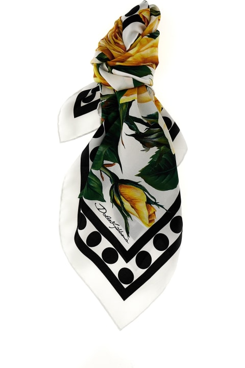 Dolce & Gabbana Scarves & Wraps for Women Dolce & Gabbana 'rose Gialle' Scarf