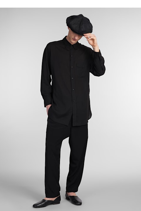 Yohji Yamamoto Pants for Men Yohji Yamamoto Pants In Black Triacetate
