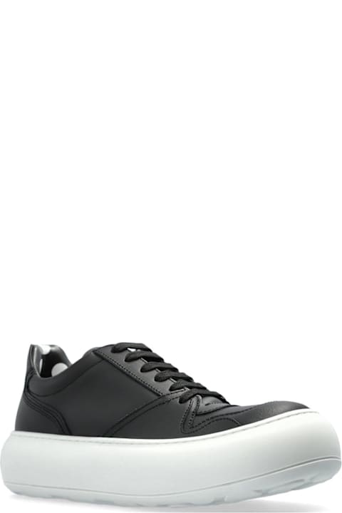 Moschino for Kids Moschino Round Toe Lace-up Sneakers