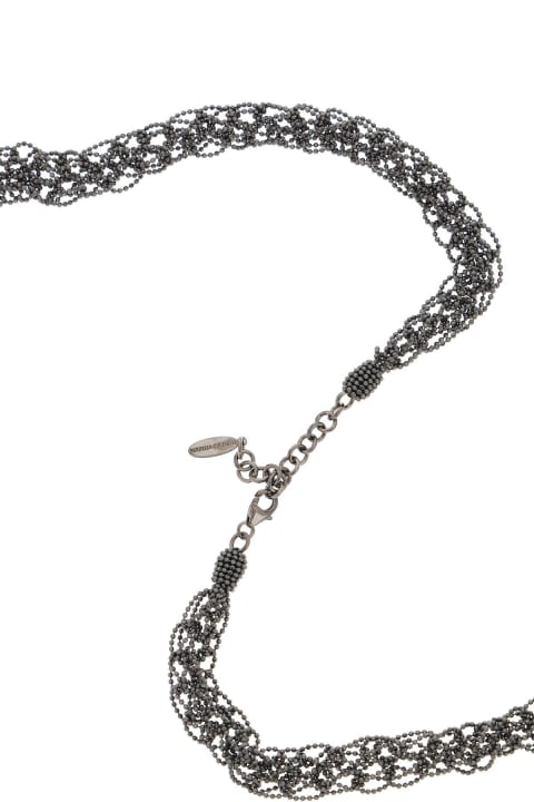 ウィメンズ ネックレス Brunello Cucinelli Precious Loops Necklace
