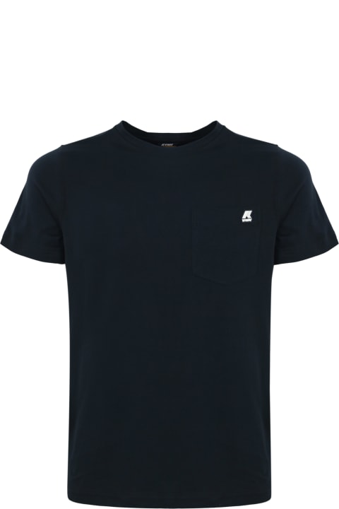 K-Way Topwear for Men K-Way T-shirt With Rubber Logo