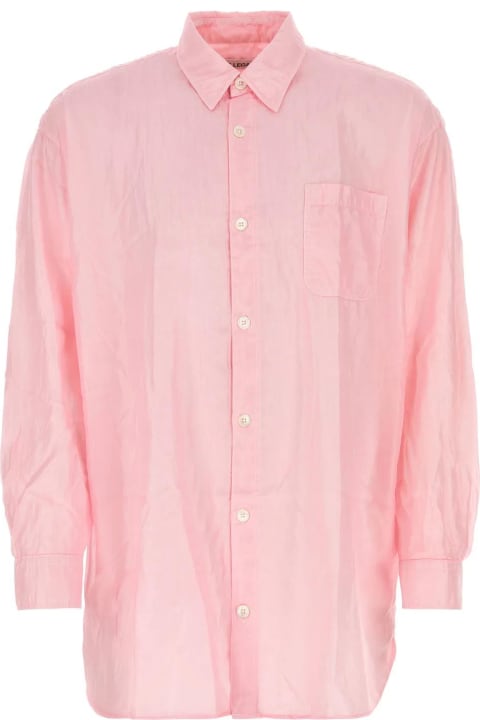 Our Legacy Shirts for Men Our Legacy Pink Cotton Blend Darling Oversize Shirt