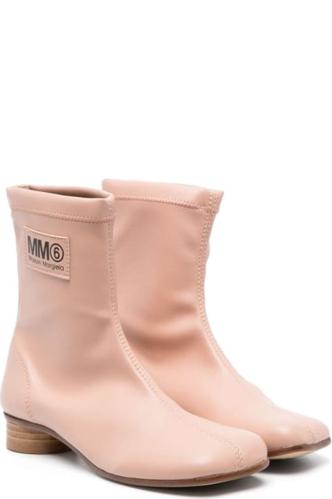 Shoes for Girls MM6 Maison Margiela Ankle Boots With Application