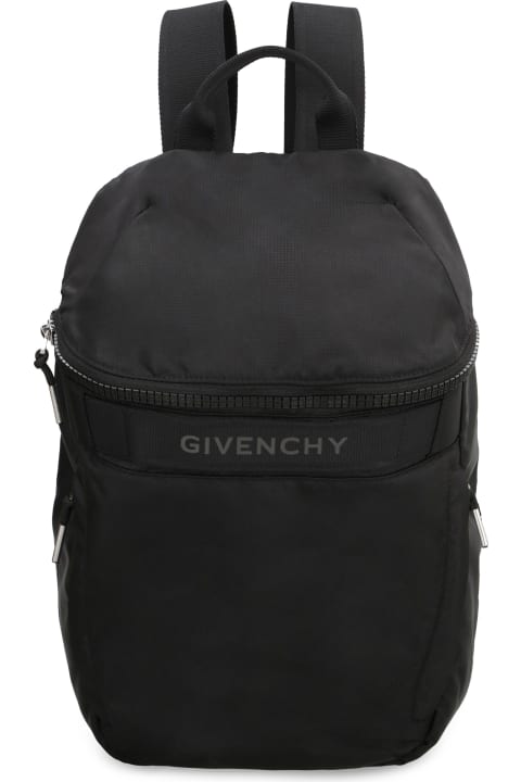 メンズ Givenchyのバックパック Givenchy G-trek Backpack In Black Nylon