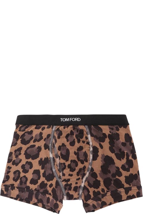 インテリア Tom Ford Leopard Print Boxer Shorts