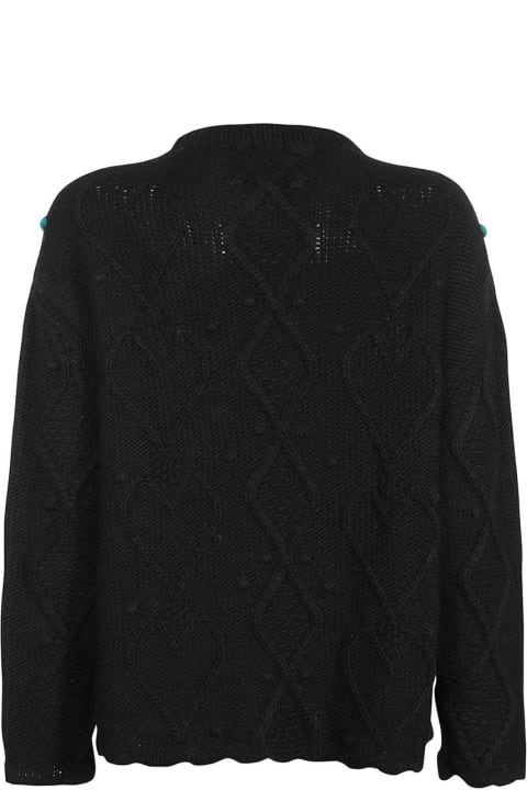 GCDS for Men GCDS Puffy Long Sleeve Crew-neck Sweater