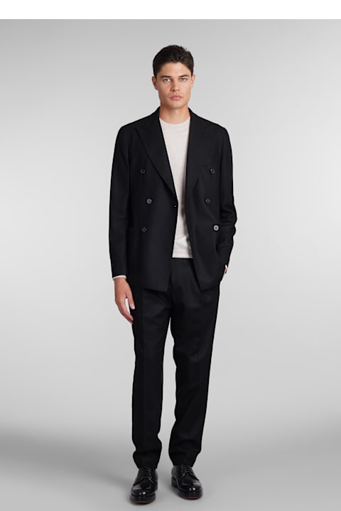 Santaniello Clothing for Men Santaniello V738mf 26 In Black Wool