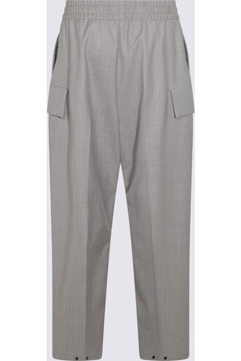 Fear of God Pants for Men Fear of God Grey Wool Pants